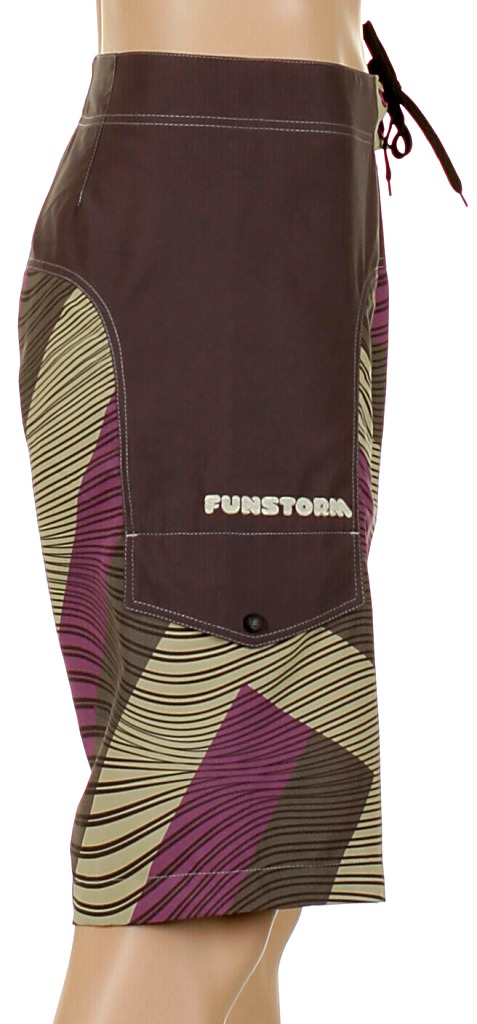 koupací šortky Funstorm Shore - Brown