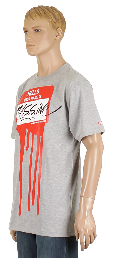 Mass DNM Mass Name Is T-shirt - Gray