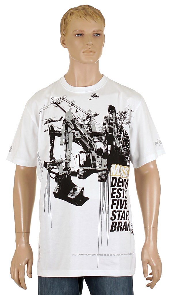 Tshirt Mass DNM Work Zone - White