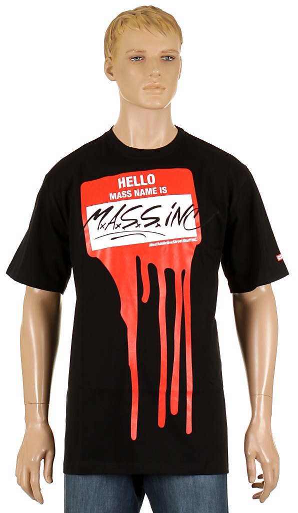 Mass DNM Mass Name Is T-shirt - Black