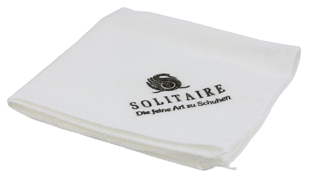 handrička Solitaire Poliertuch - White