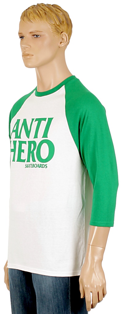 tričko Antihero Blackhero LS - White/Green