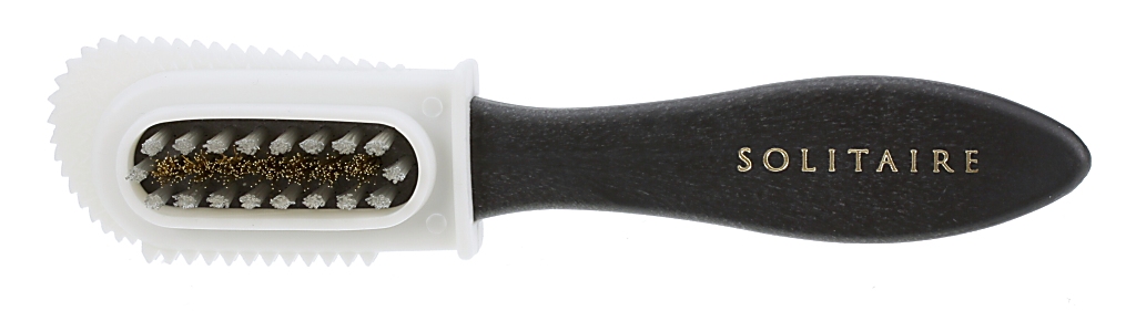 szczoteczka Solitaire Kombi Perlon/Mosądz 4526 - White/Black