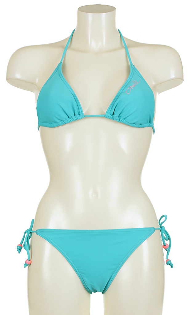 plavky O'neill Triangle Small Tie Bikini - Blue Bird