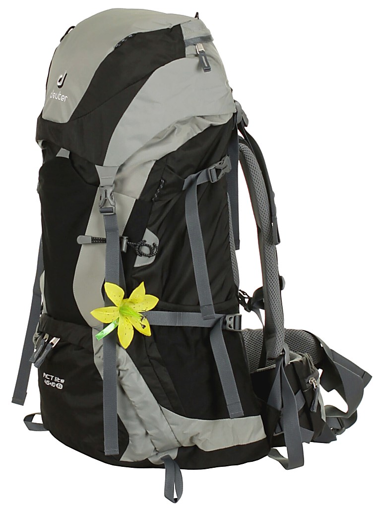 batoh Deuter ACT Lite 45+10 SL - Black/Silver