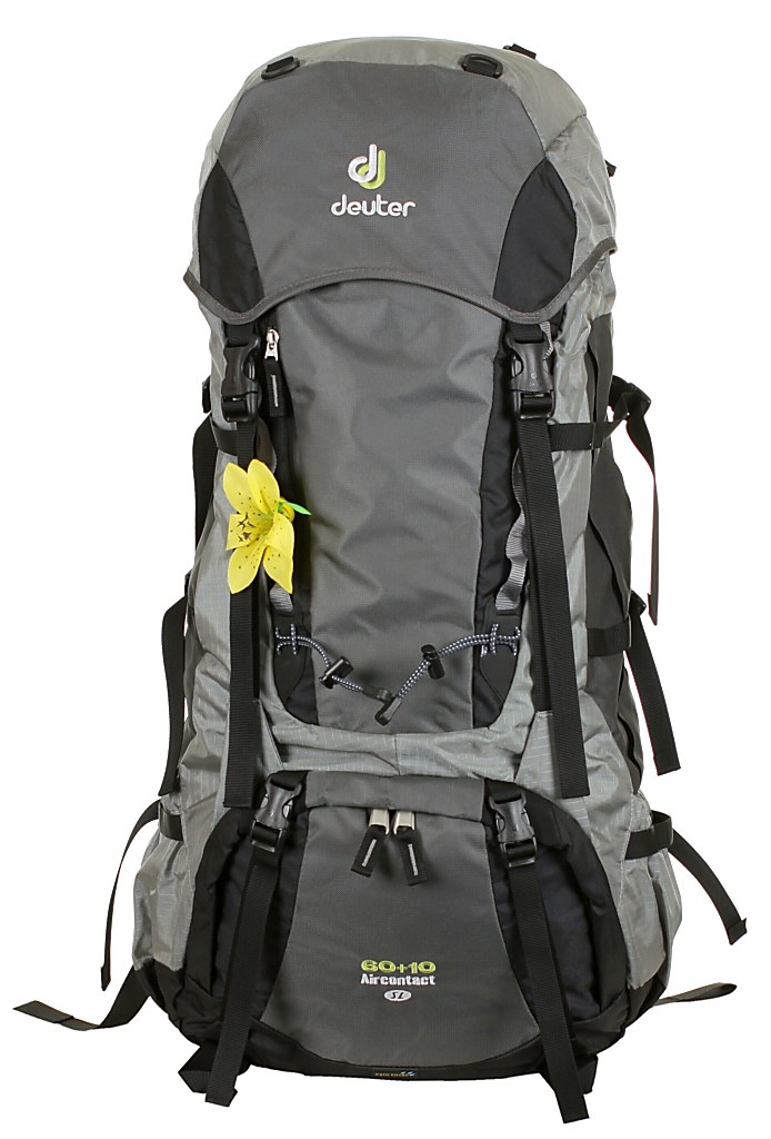 backpack Deuter Aircontact 60+10 SL - Granite/Silver