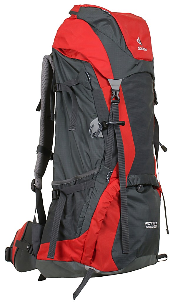 backpack Deuter ACT Lite 60+10 EL - Granite/Fire