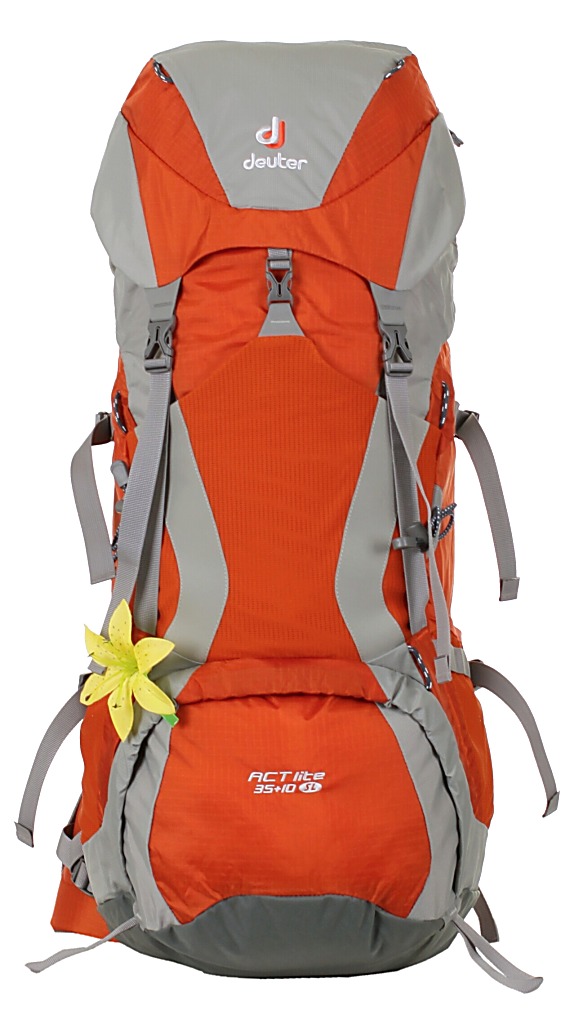 batoh Deuter ACT Lite 35+10 SL - Orange/Silver