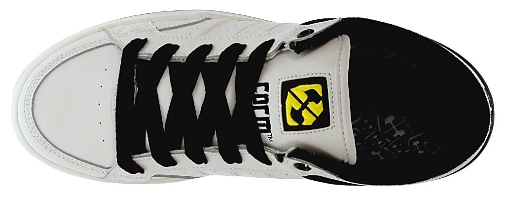 topánky Cormax Stab - White/Black/Yellow Action Leather