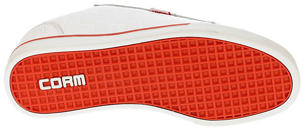 topánky Cormax Nerv - White/Red Action Leather