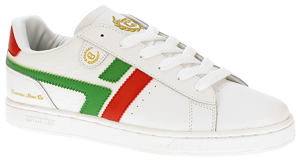 topánky Cormax Icon - White/Green/Red Action Leather