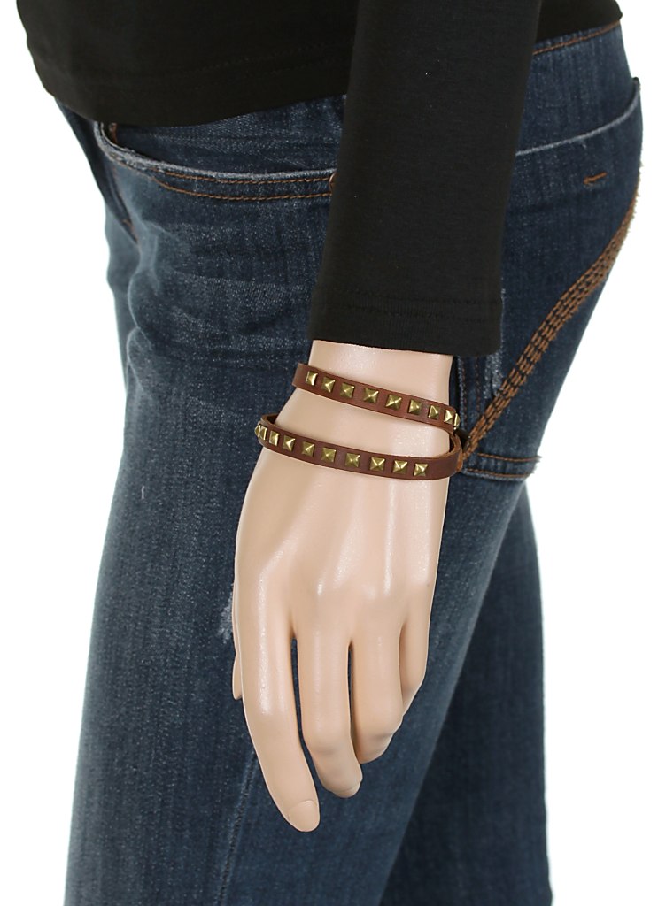 náramok Body Art 08SL0071-BRN - Brown