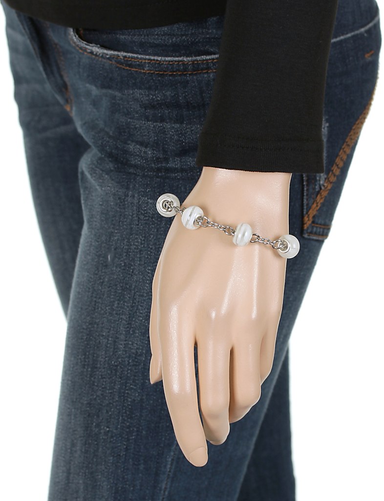 bracelet Body Art 08SSBM-0907 - White