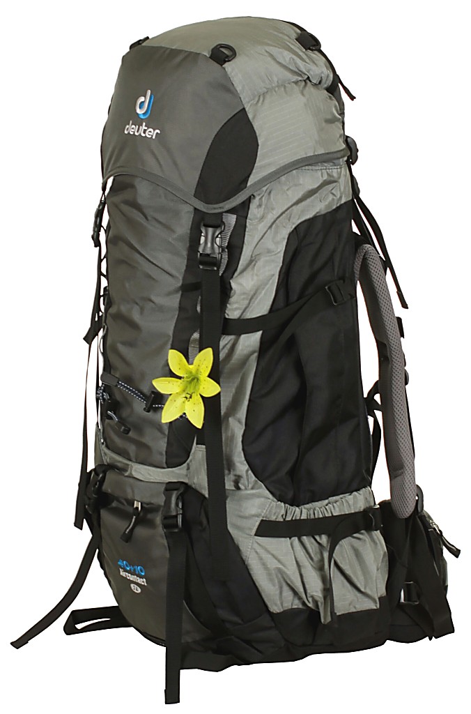 batoh Deuter Aircontact 40+10 SL - Granite/Silver