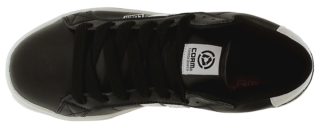shoes Cormax Reel - Black/White/Red Action Leather