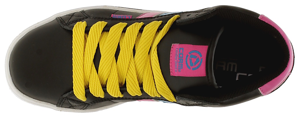 shoes Cormax Reel - Black/Blue/Pink Action Leather