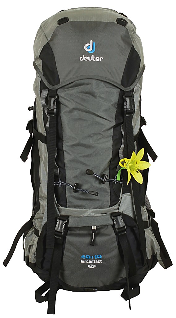 batoh Deuter Aircontact 40+10 SL - Granite/Silver