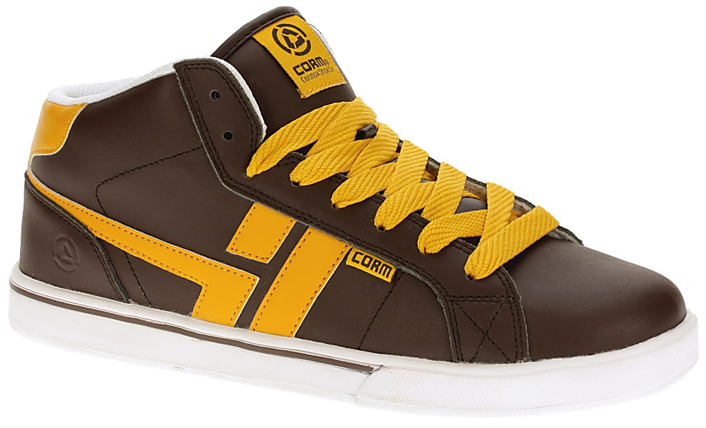 shoes Cormax Reel - Brown/Yellow/White Action Leather