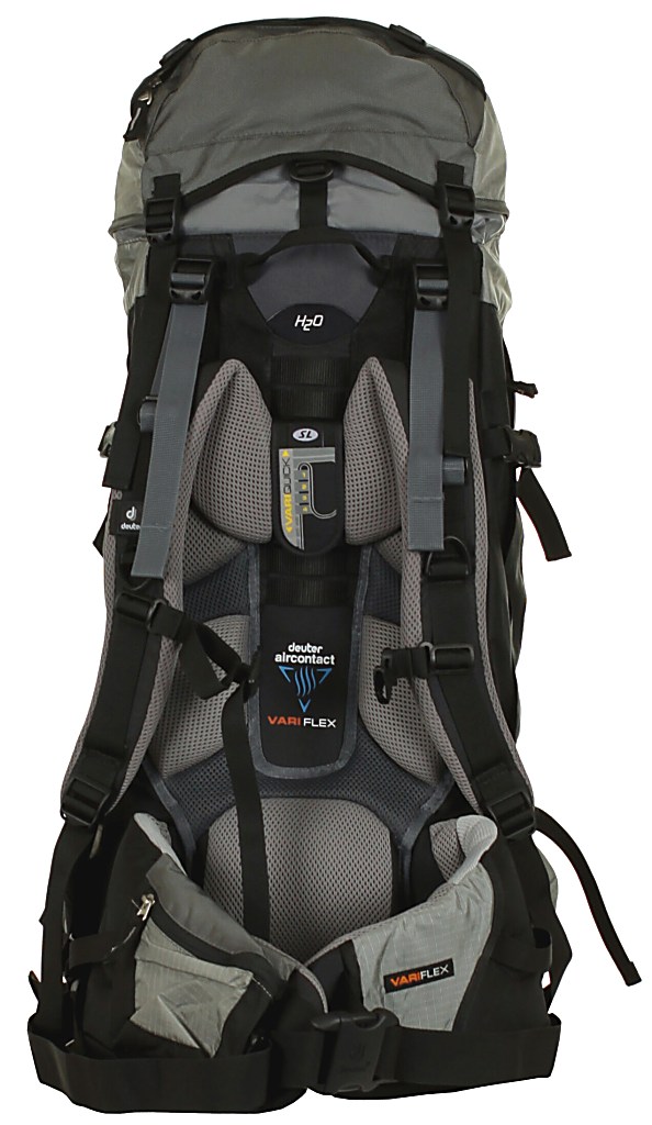 batoh Deuter Aircontact 40+10 SL - Granite/Silver