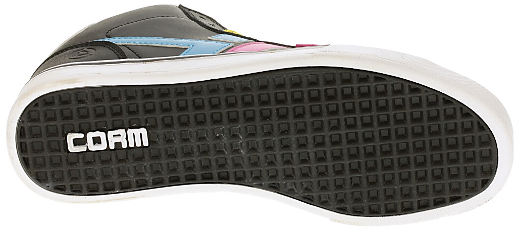 shoes Cormax Reel - Black/Blue/Pink Action Leather