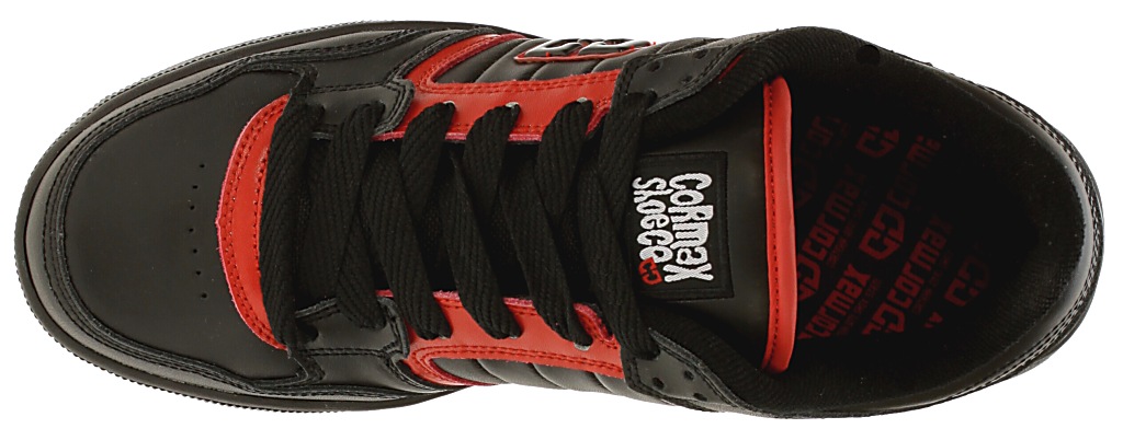shoes Cormax Quest - Black/Black/Red Action Leather