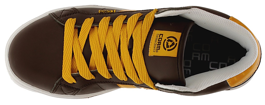 shoes Cormax Reel - Brown/Yellow/White Action Leather