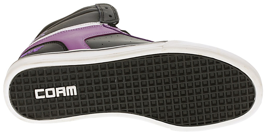 topánky Cormax Feit High - Black/Purple/White Action Leather