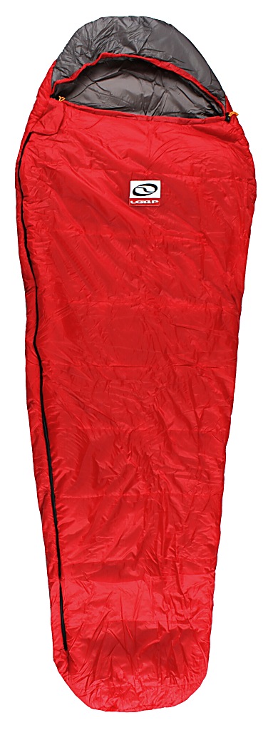 śpiwór Loap Classic - 2 Red/Dark Gray/Gray