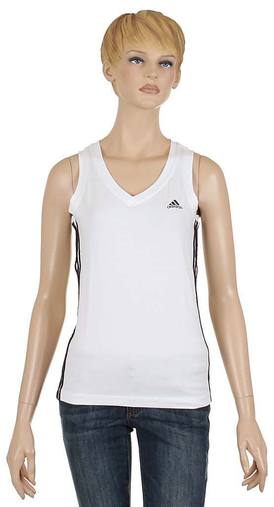 tílko Adidas Ess 3S Tank - White/Black