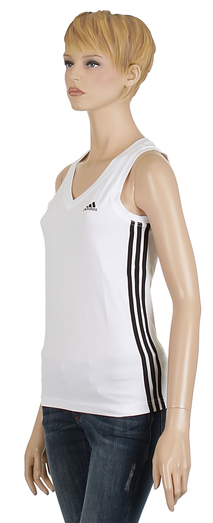 tílko Adidas Ess 3S Tank - White/Black