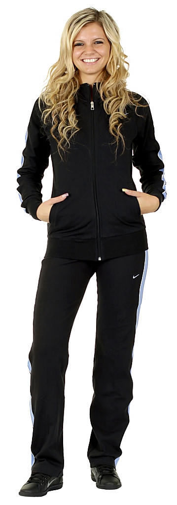 tepláková souprava Nike Jersey Track Warm Up - 010/Black/Chalk Blue/White/Chalk Blue
