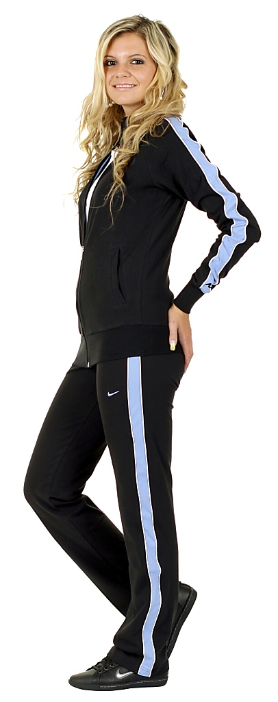 tepláková souprava Nike Jersey Track Warm Up - 010/Black/Chalk Blue/White/Chalk Blue