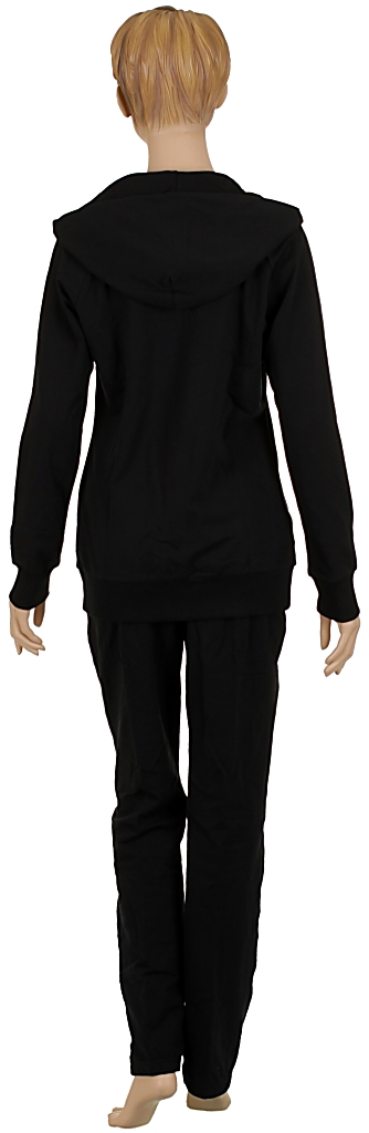 tepláková souprava Nike STR FT Hooded Warm Up - 010/Black/Solar Red/Volt