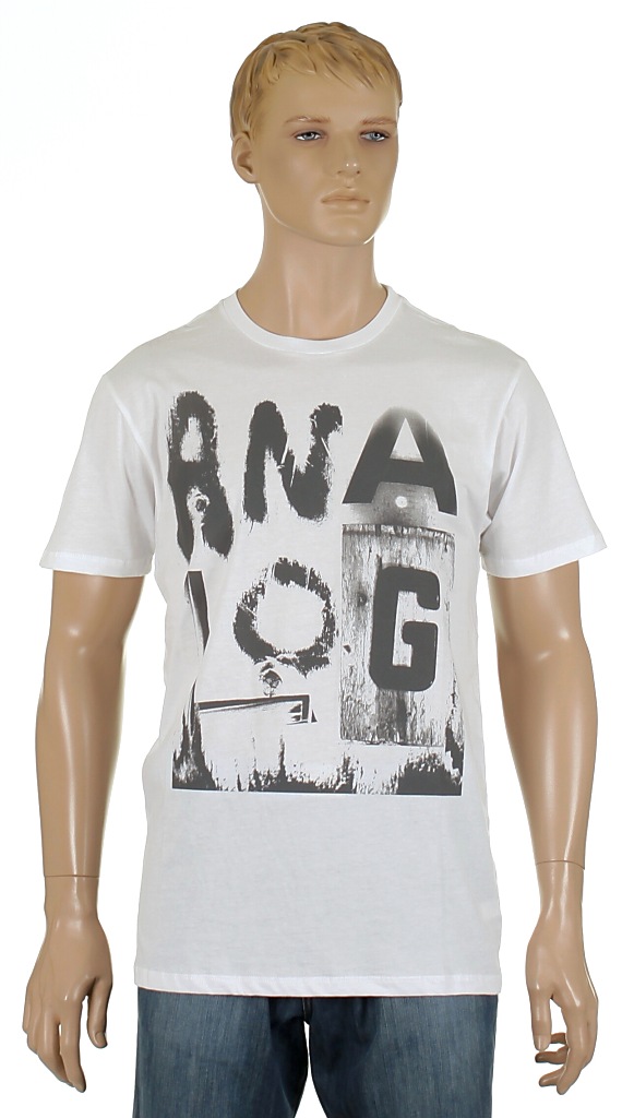 tričko Analog Splice Fitted - White