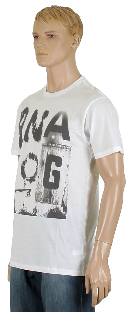 tričko Analog Splice Fitted - White