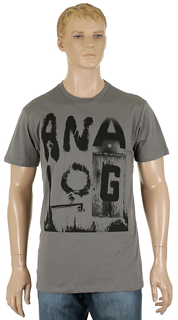 koszulka trykotowa Analog Splice Fitted - Gray