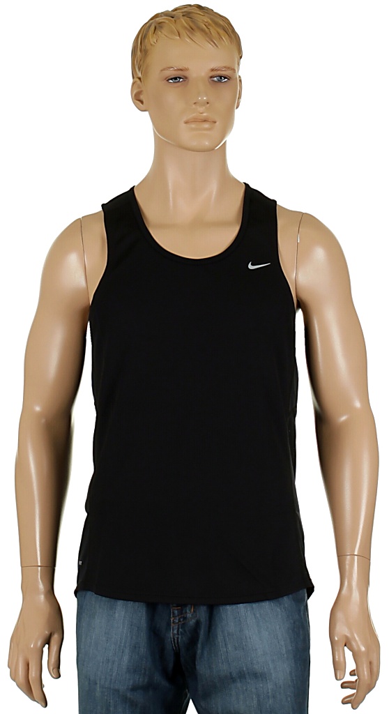 tielko Nike Miler Singlet - 010/Black/Black/Reflective Silver