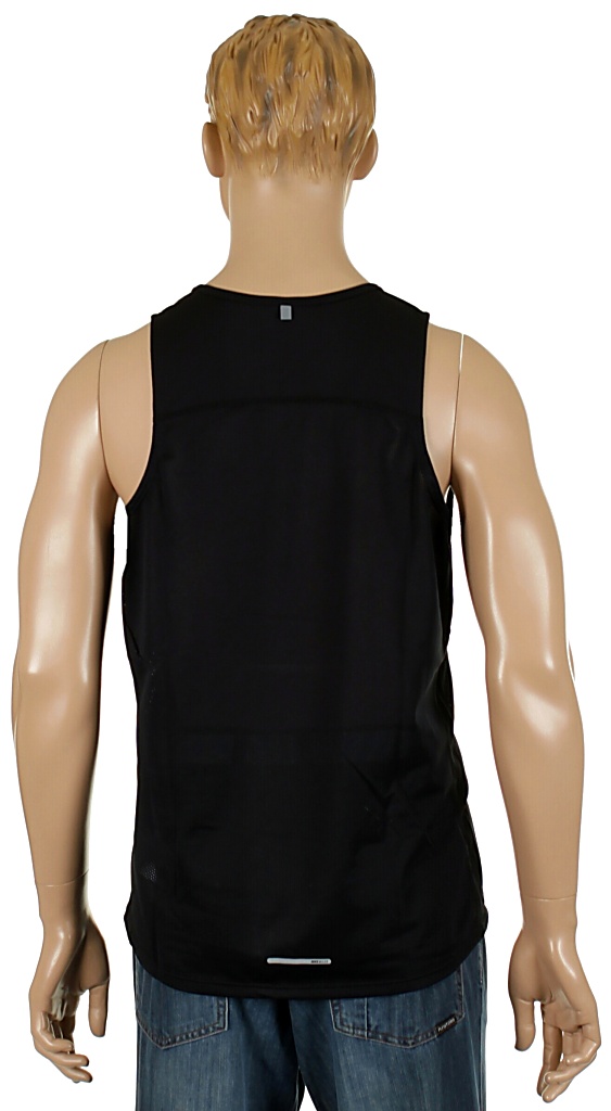 tielko Nike Miler Singlet - 010/Black/Black/Reflective Silver