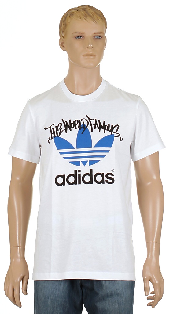 koszulka trykotowa Adidas Tag - White