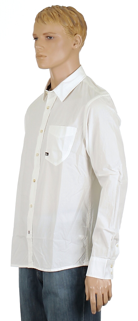 košile Quiksilver El Selkirk LS - Ecru