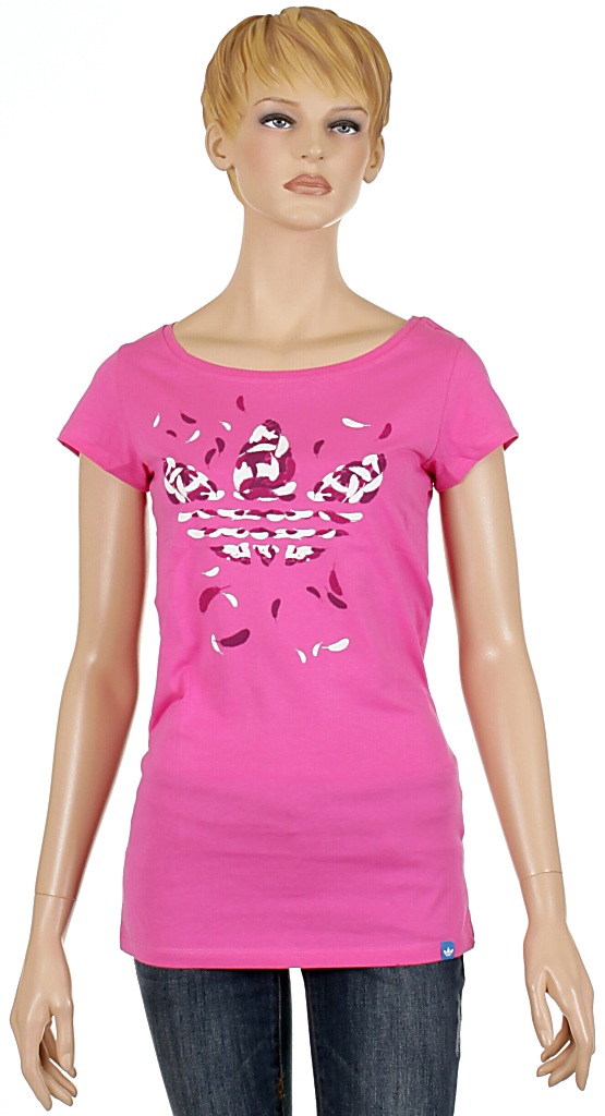 tričko Adidas Tref Graph - Intensiv Pink