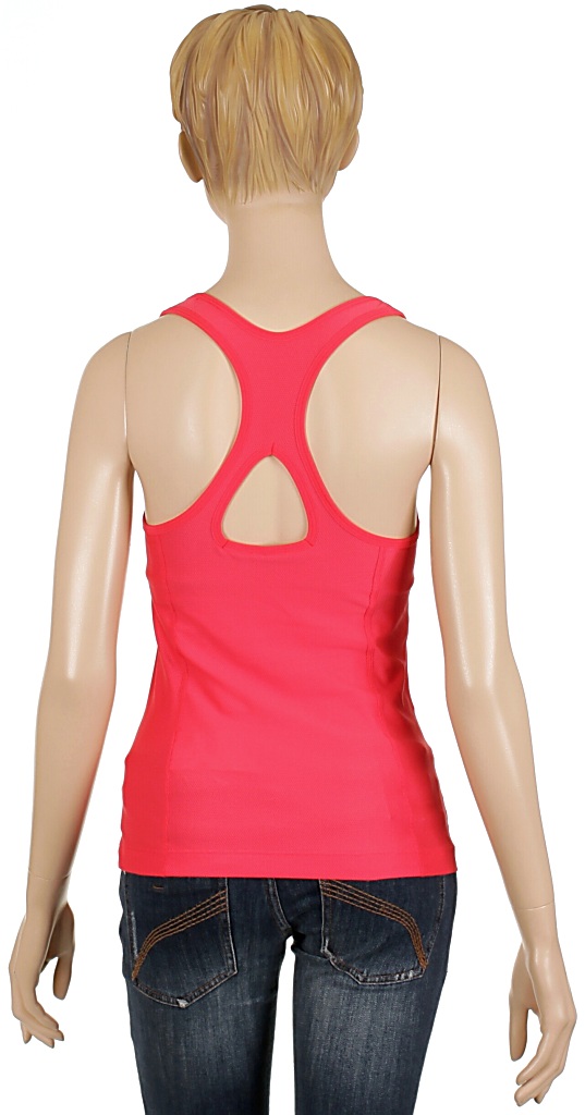 tielko Nike Victory Mesh Long Bra - 691/Scarlet Fire/Scarlet Fire