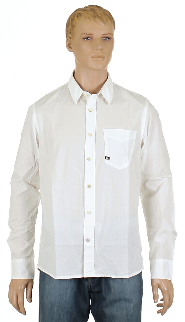 košile Quiksilver El Selkirk LS - Ecru