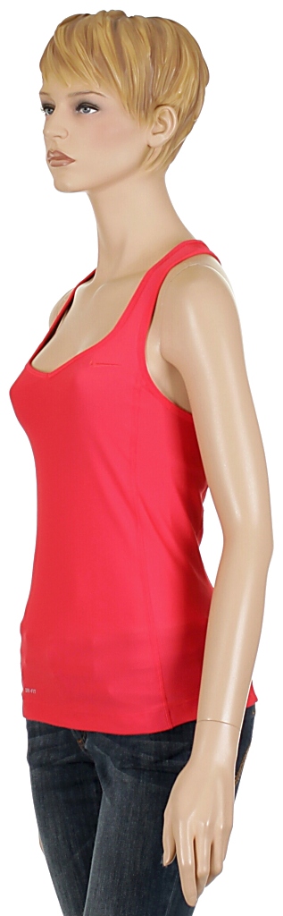 tielko Nike Victory Mesh Long Bra - 691/Scarlet Fire/Scarlet Fire