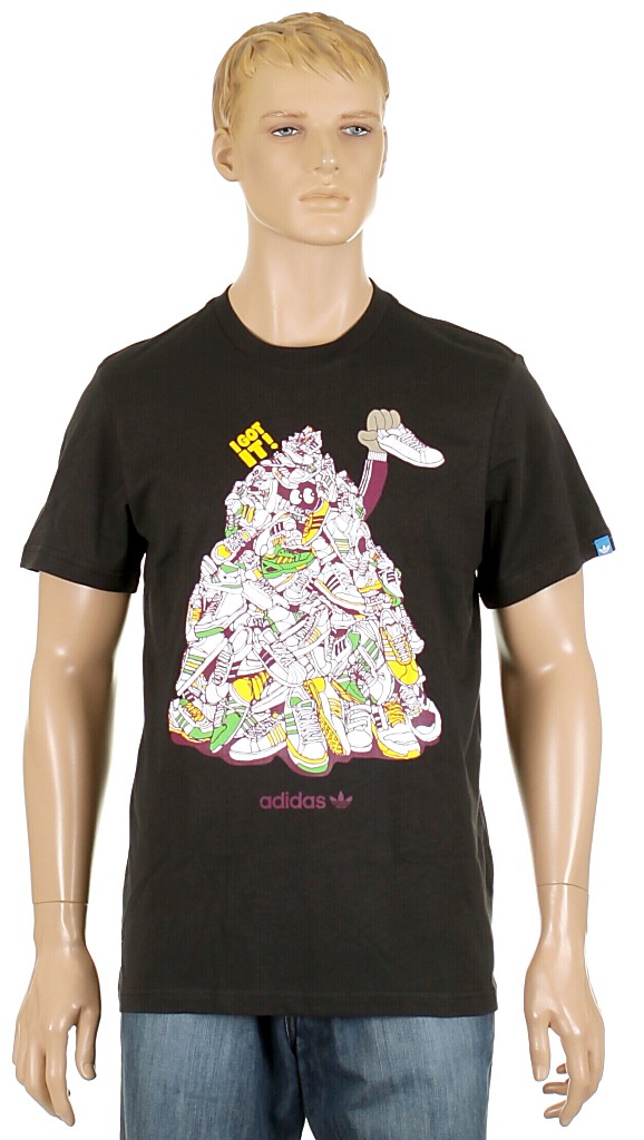 t-shirt Adidas Sneaker Pile - Black