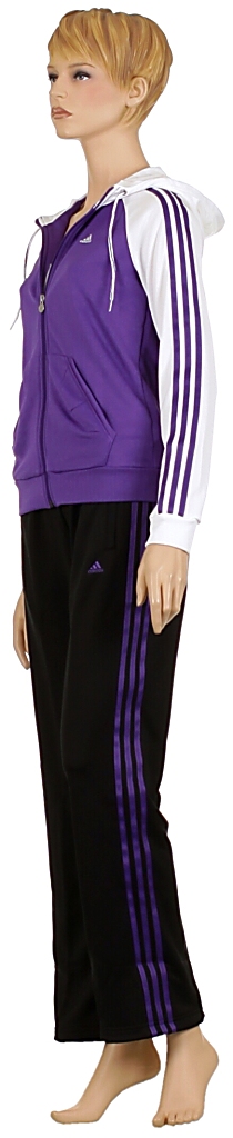 tepláková súprava Adidas Young Knit Suit - Sharp Purple/Black