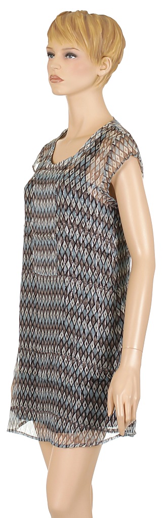 šaty Quiksilver Diamond - Diamond Print