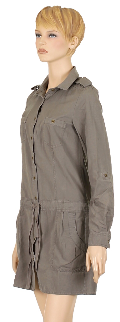 šaty Quiksilver Enlisted - Charcoal