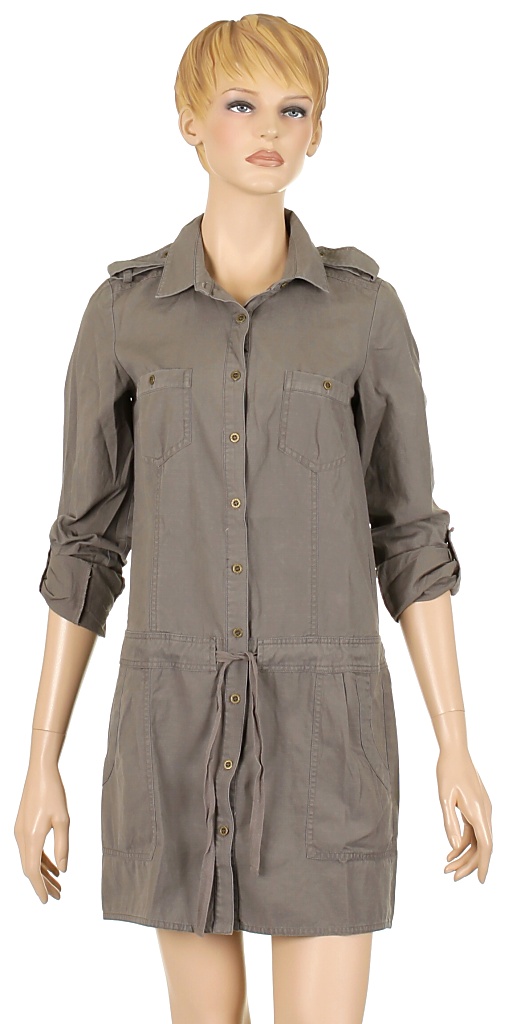 šaty Quiksilver Enlisted - Charcoal