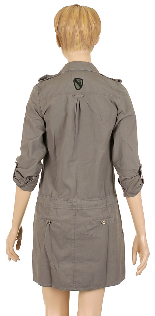 šaty Quiksilver Enlisted - Charcoal